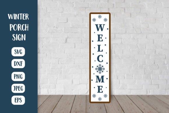 Download Winter Welcome Porch Sign SVG. Seasonal - Seasonal Collection