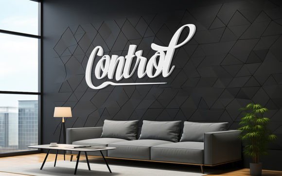 Download Indoor Black Wall Logo Mockup - Wall logo mockup Collection