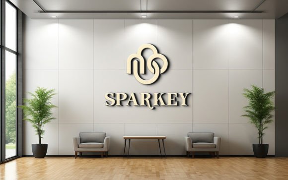 Download Business Wall Logo Mockup Indoor Wall - Wall logo mockup Collection