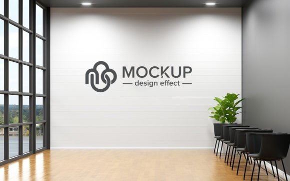 Download Corporate Wall Logo Mockup Indoor - Wall logo mockup Collection