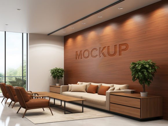 Download Brown Wooden Wall Logo Mockup - Premium Bundle